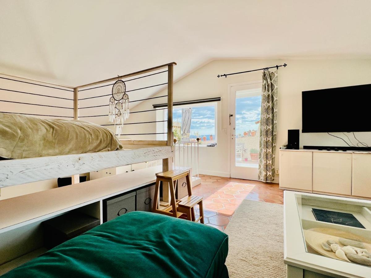 Penthouse Studio Privee Couple Ou Famille- La Maison Searle A Tourtour Kültér fotó